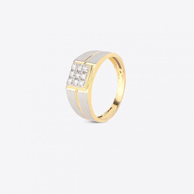 Flashing Abner Yellow Gold Diamond Ring