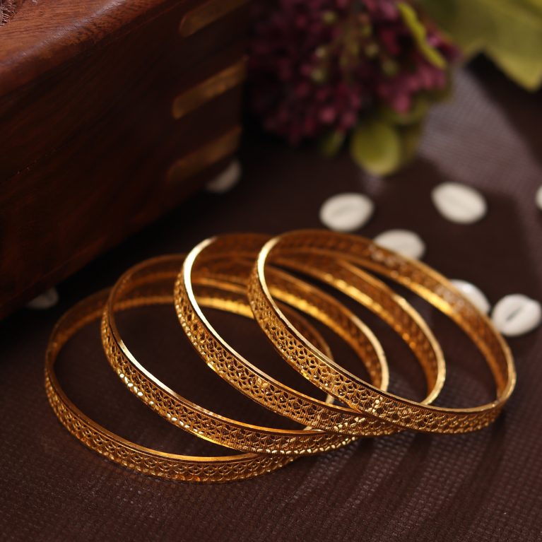 Gold Bangle-10