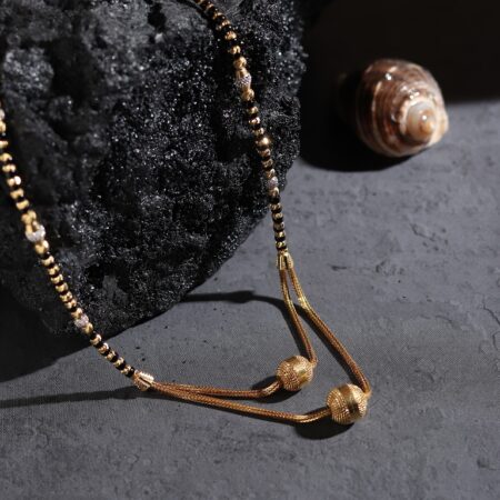 Hiranyagarbha Dual Hanging Golden Ball Gold Mangalsutra